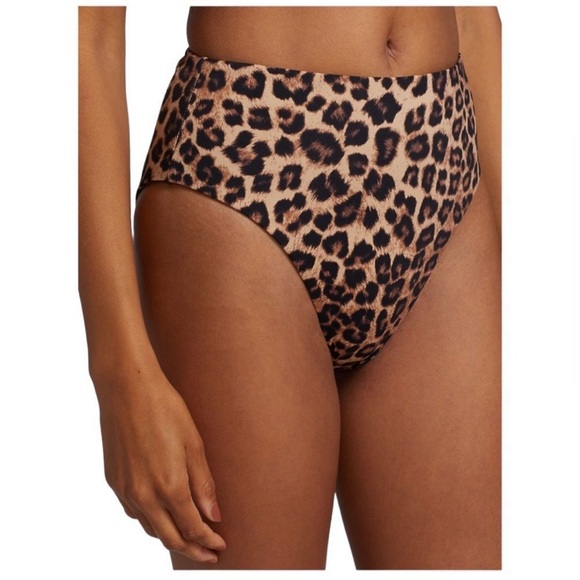 Good American Good Waist Reversible Leopard Swim Bottoms - Picture 2 of 16